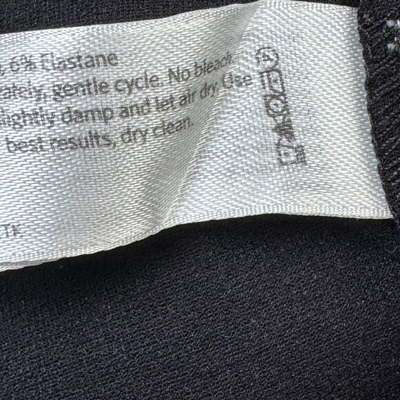 Eileen Fisher Woman 1X Black Wide Leg Knit Pants Made in USA Elastic Waist - Picture 11 of 12